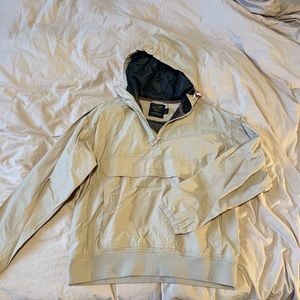 Men’s hooded pullover windbreaker